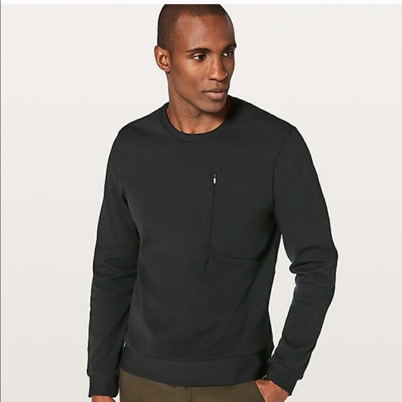 lululemon mens crew neck sweatshirt